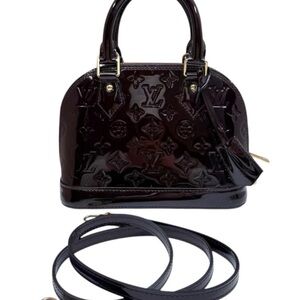 Louis Vuitton Alma BB in Amarante Vernis